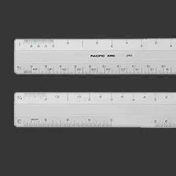 Pacific Arc Professional 6" Architect Flat Scale Ruler - Made in Japan