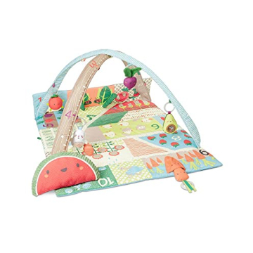 Skip Hop Tummy Time Mat, 3-in-1 Play Gym for Baby