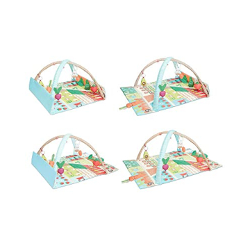 Skip Hop Tummy Time Mat, 3-in-1 Play Gym for Baby