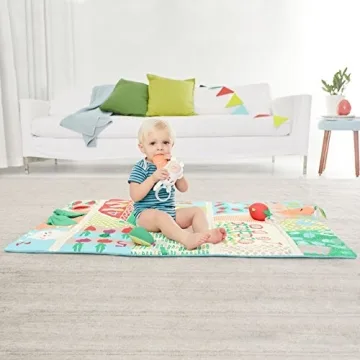 Skip Hop Tummy Time Mat, 3-in-1 Play Gym for Baby