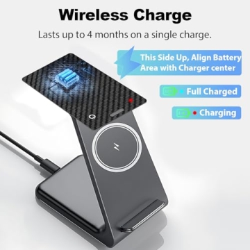 Apple Wallet Tracker Card - Slim, Rechargeable, Waterproof