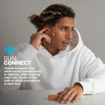 JLab Go Air Tones+ Wireless Earbuds: 35+ Hours Playtime