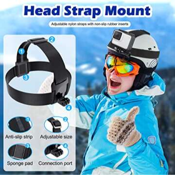 Zookki Accessories for Lightdow DBPOWER Cameras