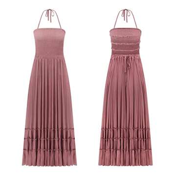 Boho Backless Maxi Dress for Summer Style