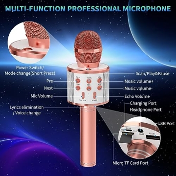 Versatile GIFTMIC Karaoke Microphone - Fun for All Ages