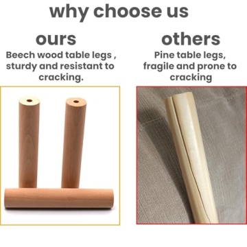 LUCKNOCK Solid Wood Side Table with 2-Tier Storage for Small Spaces