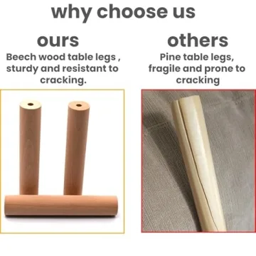 LUCKNOCK Solid Wood Side Table with 2-Tier Storage for Small Spaces