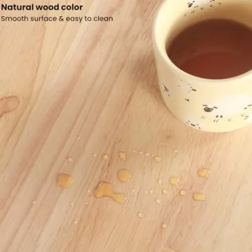 LUCKNOCK Solid Wood Side Table with 2-Tier Storage for Small Spaces