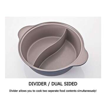 IH Shabu Shabu 28 cm Double Coated Ceramic Stock Pot