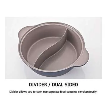 IH Shabu Shabu 28 cm Double Coated Ceramic Stock Pot