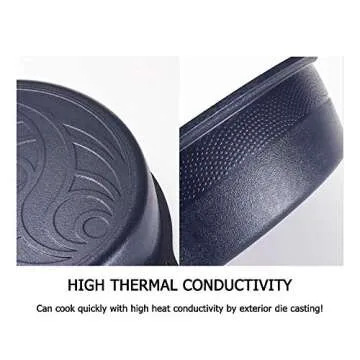 IH Shabu Shabu 28 cm Double Coated Ceramic Stock Pot