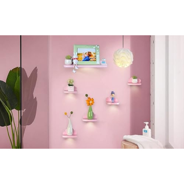 Veluckin Cloud Floating Shelves for Kids Room Decor