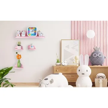 Veluckin Cloud Floating Shelves for Kids Room Decor