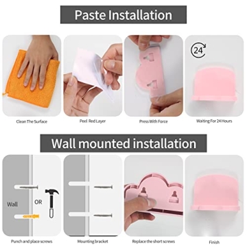 Veluckin Cloud Floating Shelves for Kids Room Decor