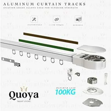 Quoya QL500 Smart Electric Curtain System with Alexa