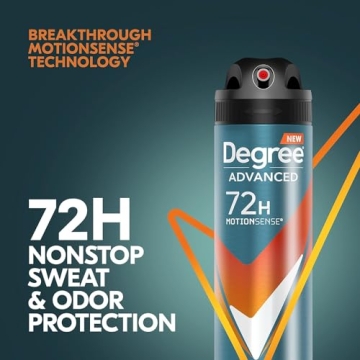 Degree Men Dry Spray Antiperspirant Adventure 3.8 oz Pack of 8