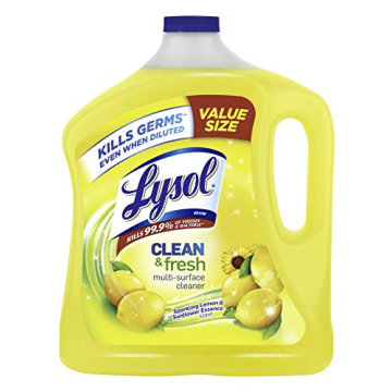 Lysol Multi-Surface Cleaner: Effective, Safe Disinfectant Clean with Lemon Scent