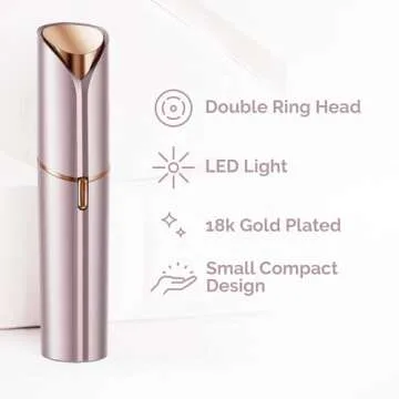 Rechargeable Women's Face Hair Removal Device for Smooth Skin