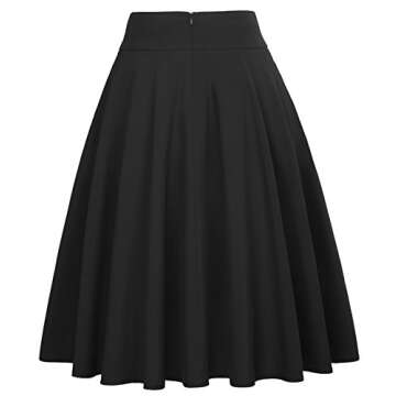 Belle Poque A Line Midi Skirt for Women - S Size BP561-1