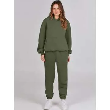 Trending ANRABESS Women's 2 Piece Oversized Tracksuit