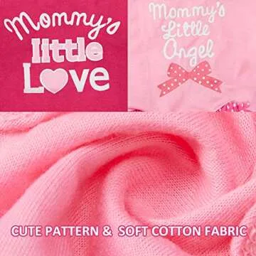 2 Pieces Dog Dresses for Small Dogs Cute Girl Female pet Dress Mommy Puppy Shirt Skirt Dresses Pet Summer Clothes Apparel for Cats(Love and Angel,Small)