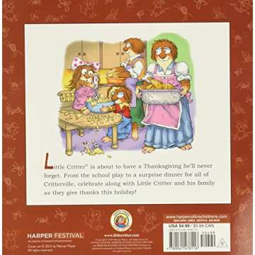 Little Critter: Just a Special Thanksgiving: Includes 20 Stickers!