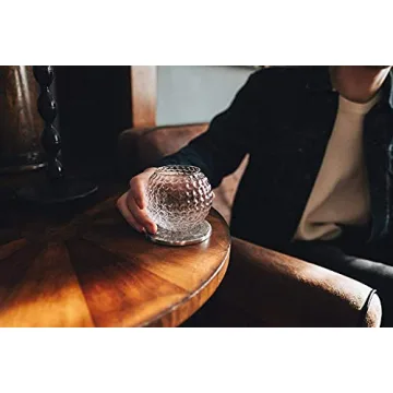 Golf Whiskey Glasses - Set of 2 - Unique, Handmade, Durable, and Fun Golf Drinking Accessories 10 Ounces Each and Handmade with Robust Packaging (2 Glasses, Not Personalized)