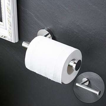 KES Stainless Steel Toilet Paper Holder - Modern & Rustproof