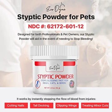 Evo Dyne Styptic Powder for Pets | Quick Blood Stop Powder