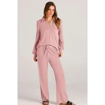 PRETTYGARDEN Fall 2024 2 Piece Lounge Outfit for Women