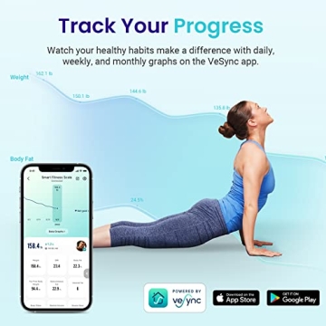 Etekcity Smart Scale for Body Metrics and Health Tracking