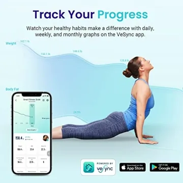 Etekcity Smart Scale for Body Metrics and Health Tracking