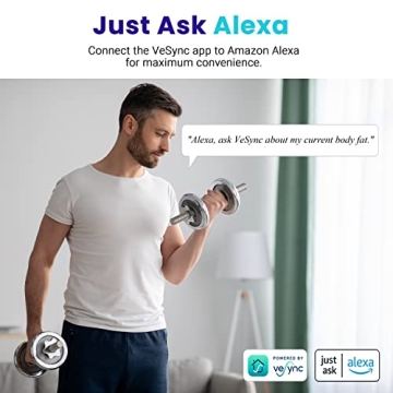 Etekcity Smart Scale for Body Metrics and Health Tracking