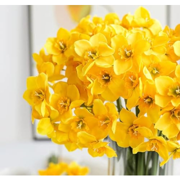 Buy Vibrant Decpro 12Pcs Artificial Daffodils Flowers Online
