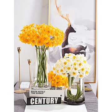 Buy Vibrant Decpro 12Pcs Artificial Daffodils Flowers Online
