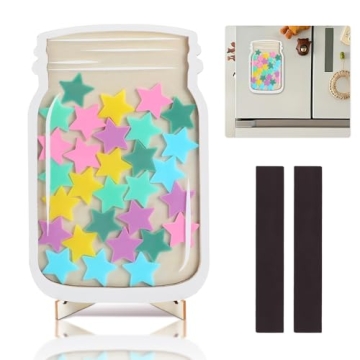 Stars Magnetic Jar - Reward Kids with Magnetic Tokens for Good Behavior