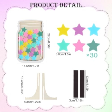Stars Magnetic Jar for Rewarding Kids Behavior Incentives
