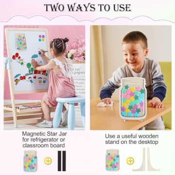 Stars Magnetic Jar for Rewarding Kids Behavior Incentives