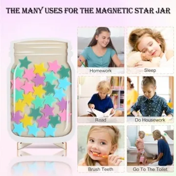 Stars Magnetic Jar for Rewarding Kids Behavior Incentives