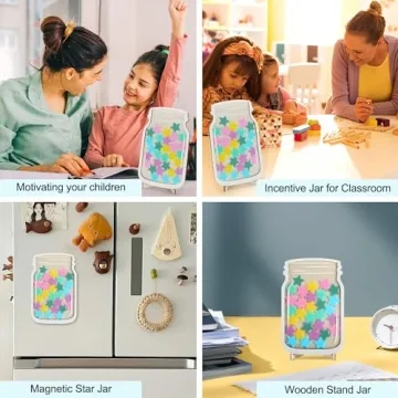 Stars Magnetic Jar for Rewarding Kids Behavior Incentives
