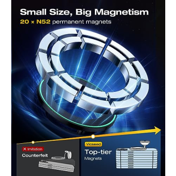 VICSEED Magnetic Phone Holder for Cars - Strong Adhesion