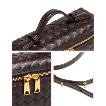 Stylish Woven Crossbody Purse for Trendy Women Handbags