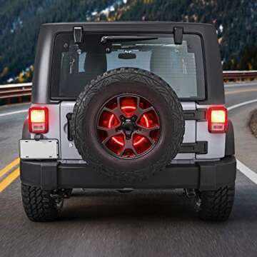 SUPAREE Plug and Play Spare Tire Brake Light for Jeep