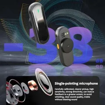 Voice Amplifier with Magnetic Wireless Lavalier Microphone: Portable Voice Amplifier for Teachers with 2 Mic, Rechargeable Bluetooth Speaker System for Classroom, Yoga, Meetings, Speeches