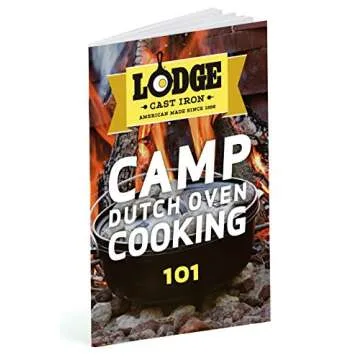 Lodge 8 QT Pre-Seasoned Cast Iron Camp Dutch Oven