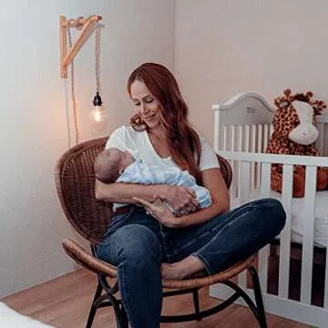 Comfy Cubs Muslin Swaddle Blankets (Pack of 4) - 47” x 47”, Soft Cotton Baby Blanket Set, Large Swaddling Wraps for Newborns - Self-Soothing Baby Swaddle - (Blue)