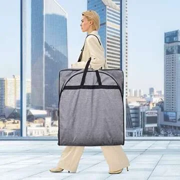 MISSLO Heavy Duty Garment Bag for Travel and Storage