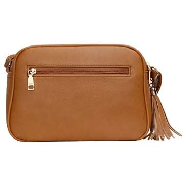 Stylish KKXIU Double Compartment Crossbody Bag for Women