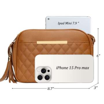 Stylish KKXIU Double Compartment Crossbody Bag for Women