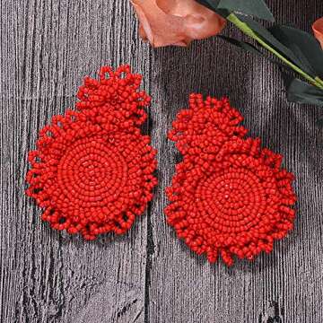 Buy Statement Bohemian Drop Earrings for Women - Perfect Gift